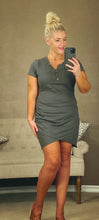 Load image into Gallery viewer, ONE SHADE OF GREY MINI DRESS - THAW Boutique