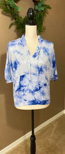 Load image into Gallery viewer, HAPPY BLUE TIE DYE W/ HOOD - THAW Boutique 
