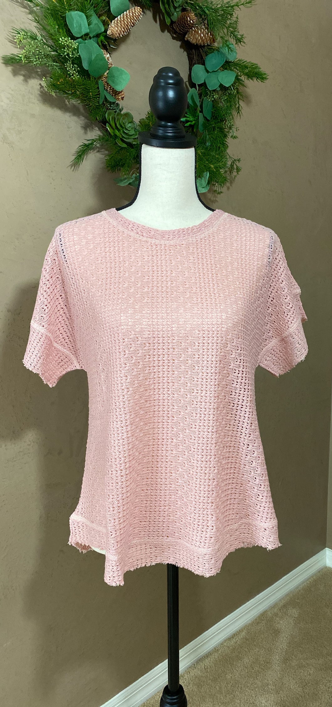 LOVE MY BLUSH KNIT TOP - THAW Boutique 