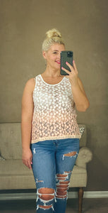 FADE TO CORAL TANK TOP - THAW Boutique 