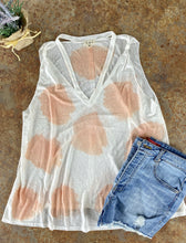 Load image into Gallery viewer, BLUSH HYDRANGEA TANK TOP - THAW Boutique 
