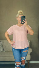 Load image into Gallery viewer, LOVE MY BLUSH KNIT TOP - THAW Boutique 
