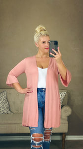 PINK CARDIGAN - THAW Boutique 