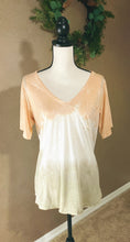 Load image into Gallery viewer, CREAMY CANTALOUPE TIE DYE TOP - THAW Boutique 
