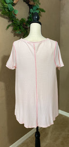 PRETTY IN PINK PLUS SIZE TOP - THAW Boutique 