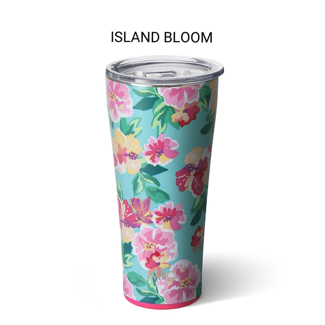 Swig Life 32oz- Island Bloom - THAW Boutique 