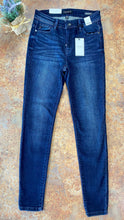 Load image into Gallery viewer, DARK BLUE HIGH WAIST PLUS SIZE SKINNY JEANS | JUDY BLUE - THAW Boutique 
