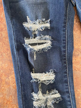 Load image into Gallery viewer, HIGH- RISE DISTRESSED MEDIUM WASH SKINNY JEANS | JUDY BLUE - THAW Boutique 
